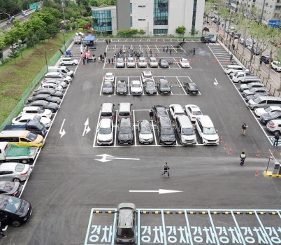 주차지원과- 24일 개장한 하대원동 임시공영주차장 전경 사진.JPG