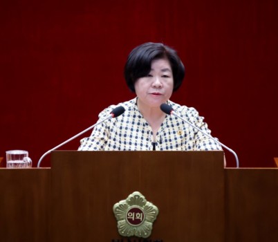 3-1. 5분 자유발언 사진(박경희 의원).JPG width: 100%; height : 150px