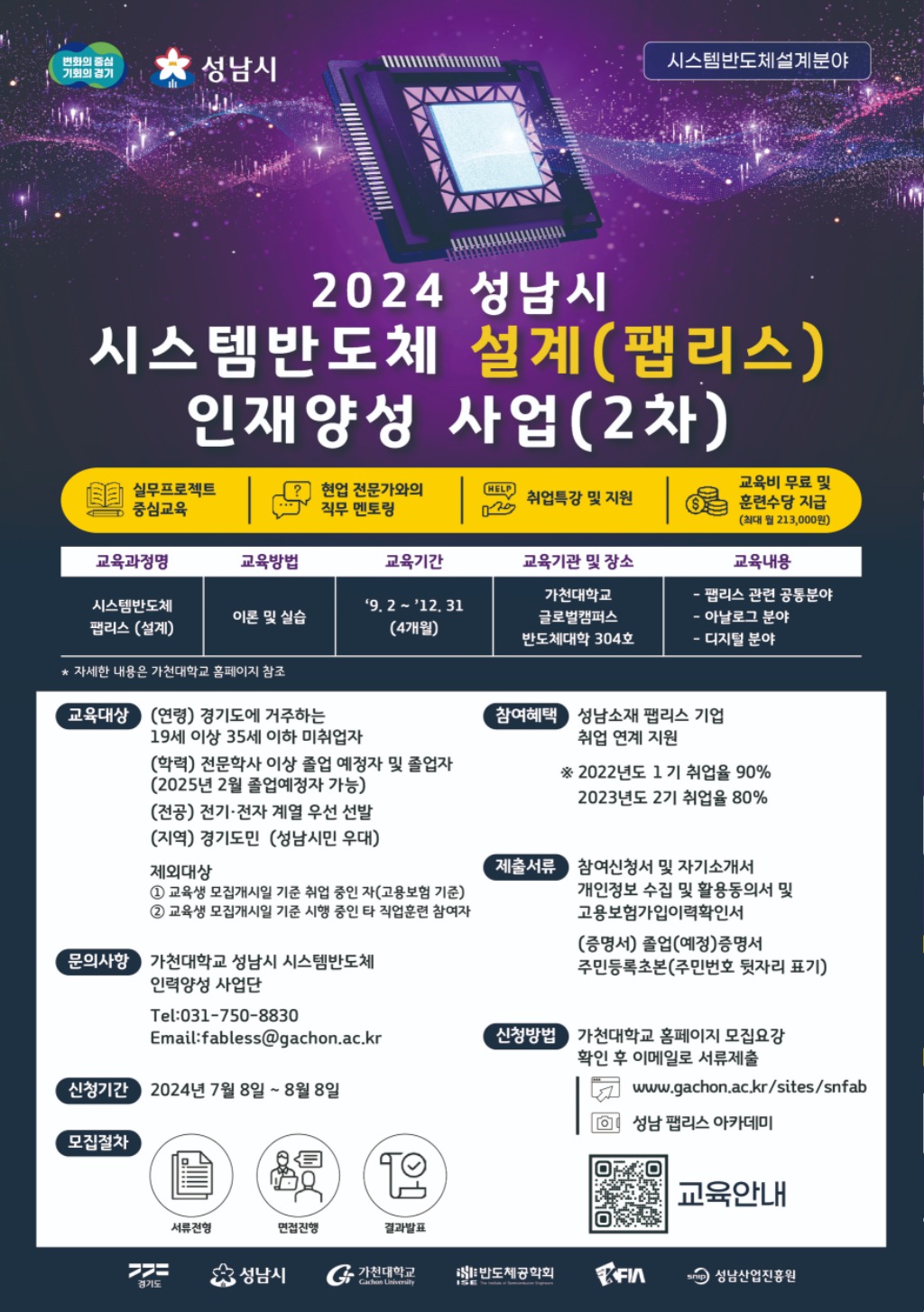 미래산업과-성남시 시스템반도체 팹리스 아카데미 2차 교육성 모집 포스터.jpg