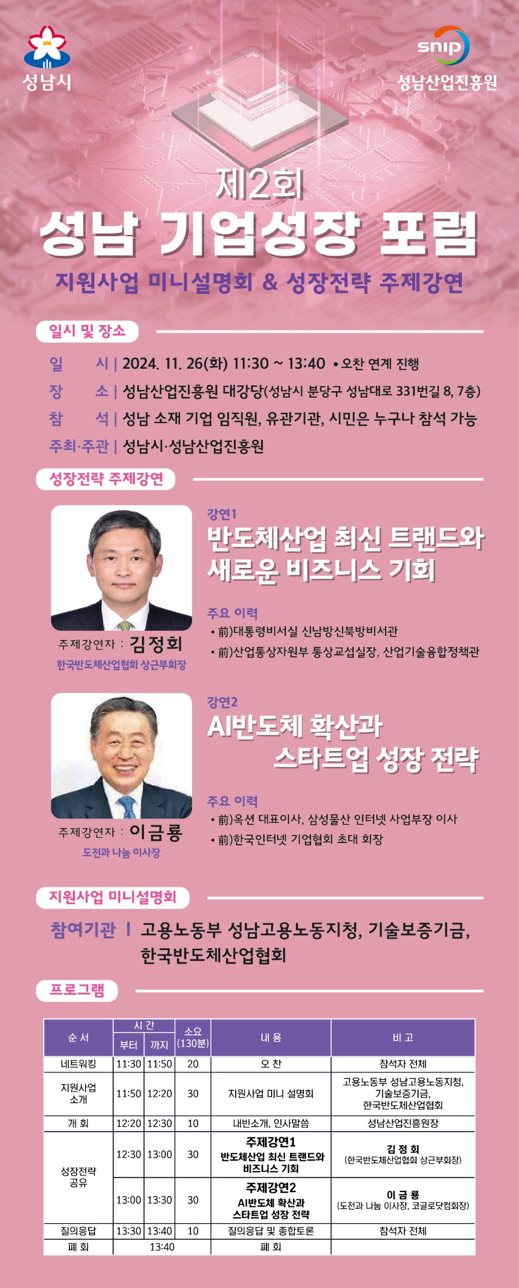 [보도사진1] 성남산업진흥원, 반도체‧스타트업 주제로 제2회 기업성장 포럼 연다.jpg