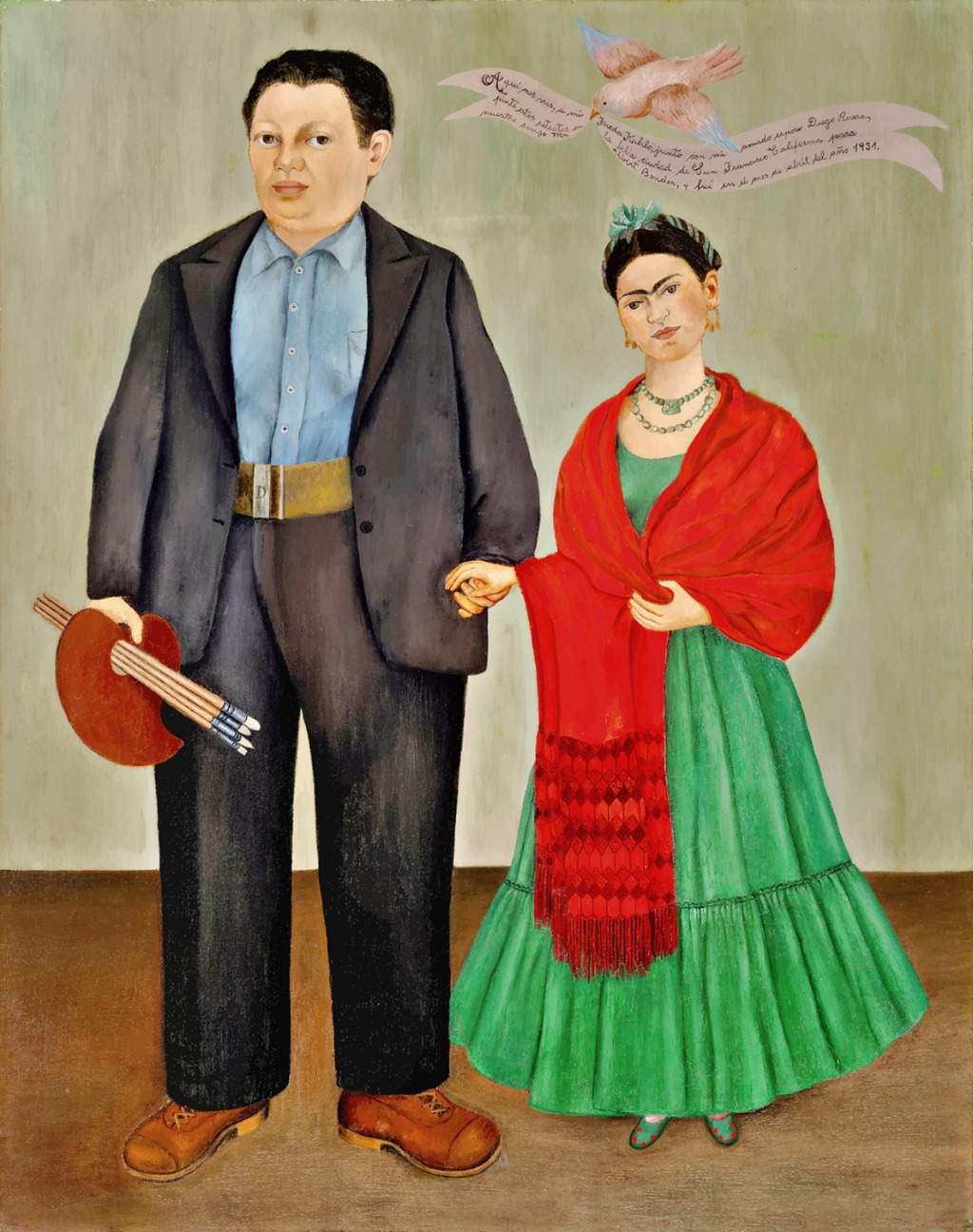 프리다 칼로와 디에고 리베라_Frida and Diego Rivera, 1931, Oil on canvas, 100.01x78.74cm.jpg