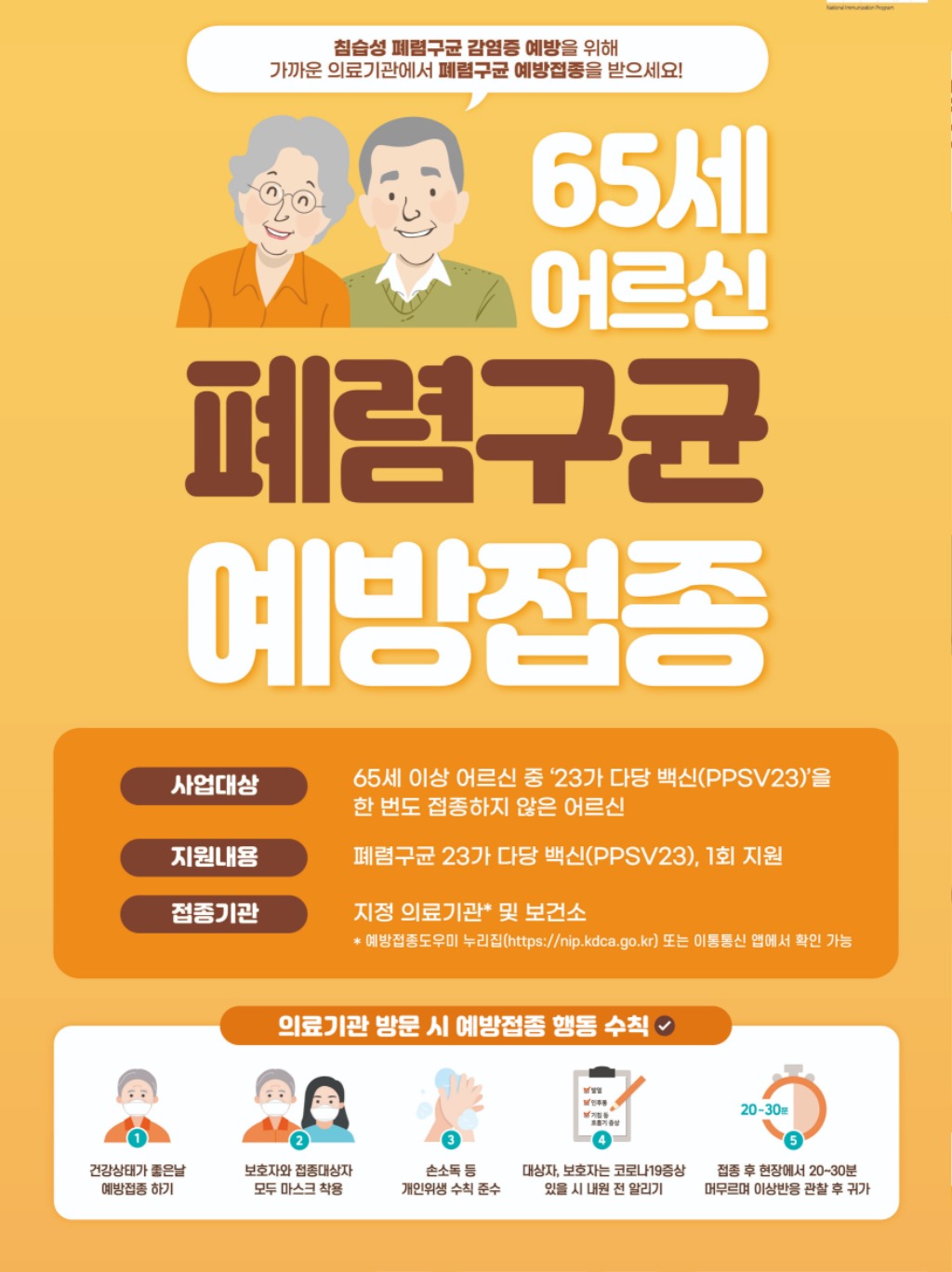 성남시, 65세 이상에 폐렴구균 무료 예방접종-  “독감 환…