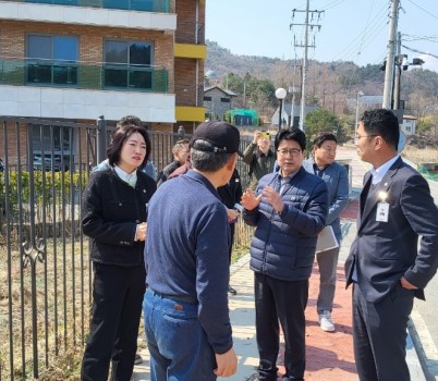 250407 이혜원 의원, 양평 다문교3 교각 문제 및 하천정비기본계획 관련 민원 현장 간담회 개최 (1).jpg width: 100%; height : 150px