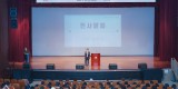 1. 신상진 성남시장이 노인맞춤돌봄서비스 종사자대상 역량강화 교육에 참석해 인사말을 전하고 있다.jpg