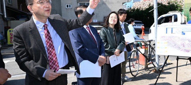 백현종 위원장, “인창천 생태하천 복원 사…