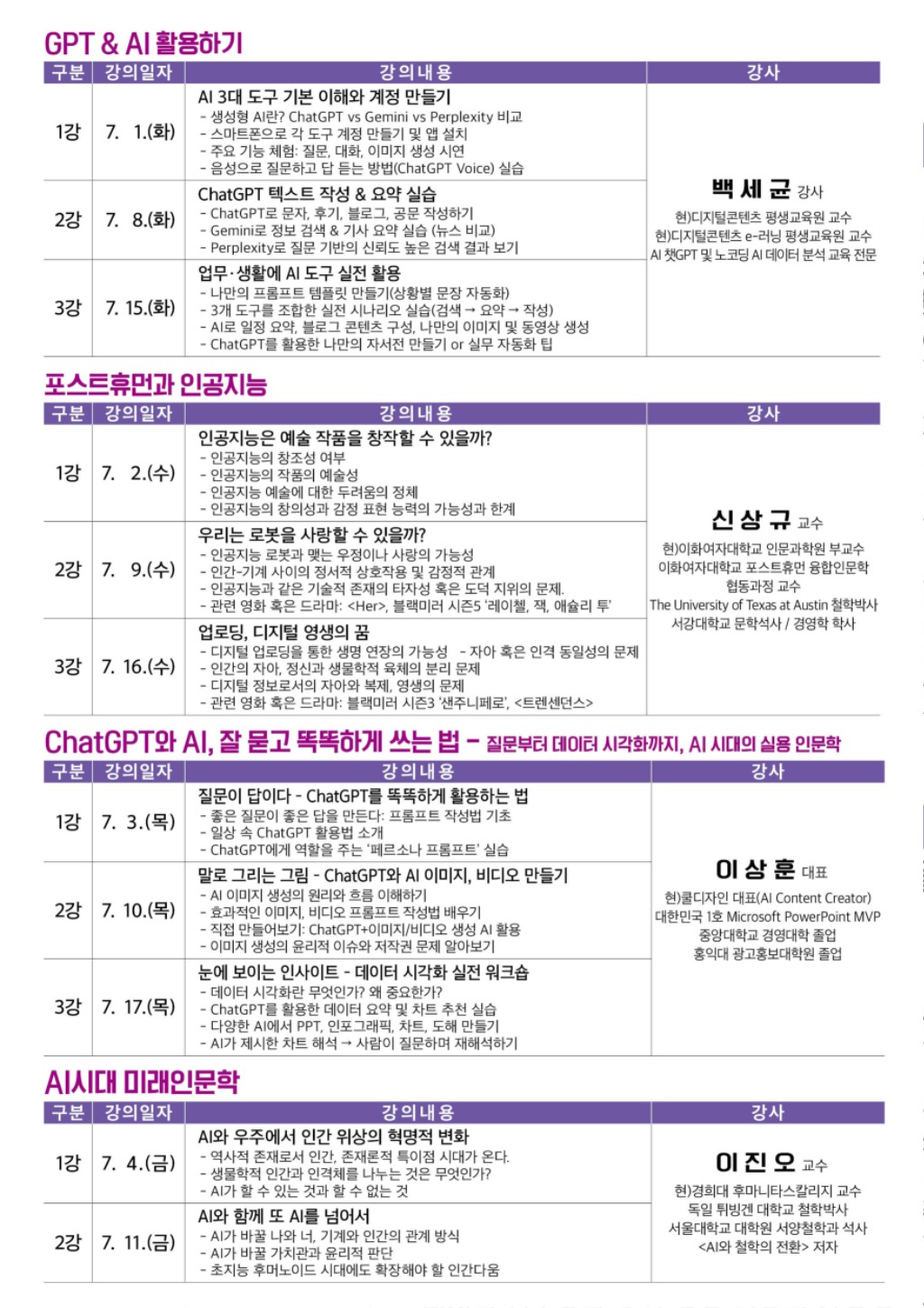 성남시, ‘인공지능 시대와 인문학’ 수강생 240명 모집