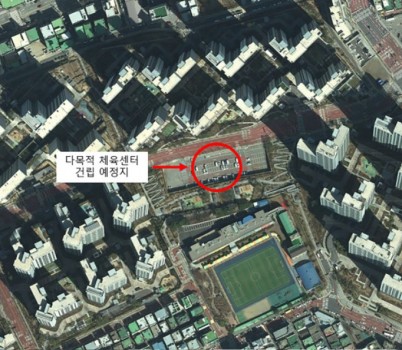 체육진흥과-성남시 중원구 금광동 1012번지 다목적 체육센터 건립 예정지 표시도.jpg width: 100%; height : 150px