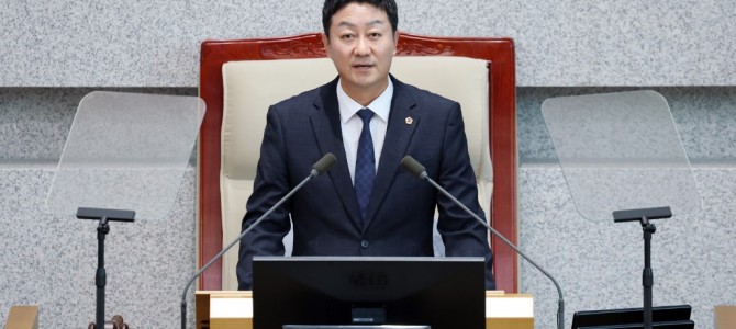 김진경 의장, 제386회 임시회 개회  “…
