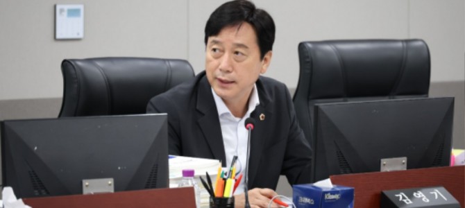 김영기 의원, 개발이익도민환원기금·가족돌봄…