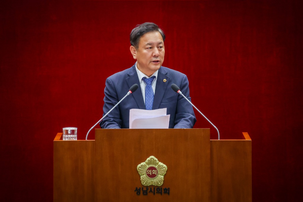 성남시의회 조정식 의원, “푸른도시사업소, 탄소중립 개념도 …