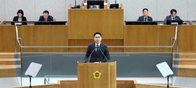 문승호 경기도의원, 5분 자유발언 통해 판…