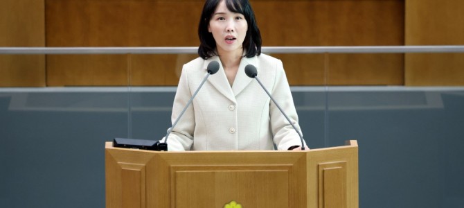 이인애 경기도의원, 도정질문을 통해 ‘출생…