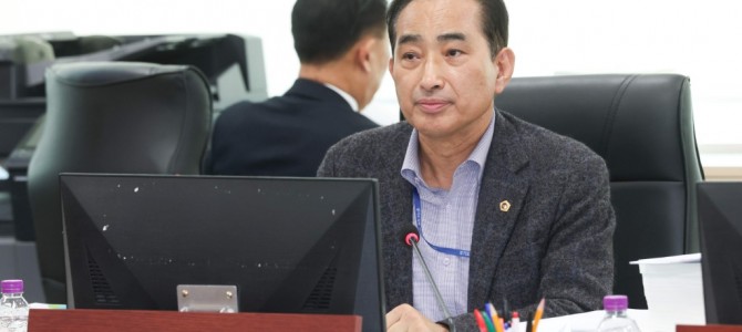 경기도의회 김창식 부위원장, 닥터헬기 격납…