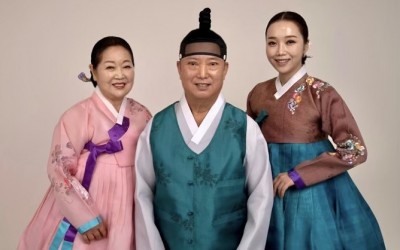 방영기 명창 국악가족 (좌-이향우 성남국악지부장, 중-방영기 명창, 우-딸 방글 소리꾼.jpg