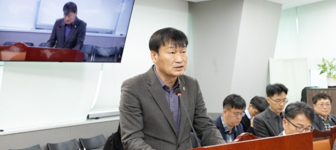 서광범 도의원,  경기도 농작물 재해보험 …