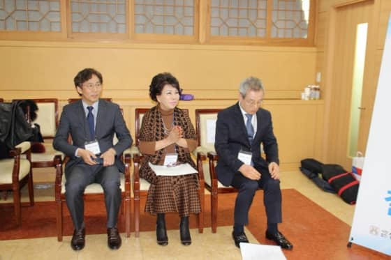왼쪽부터 송위혁, 부명희, 김영철